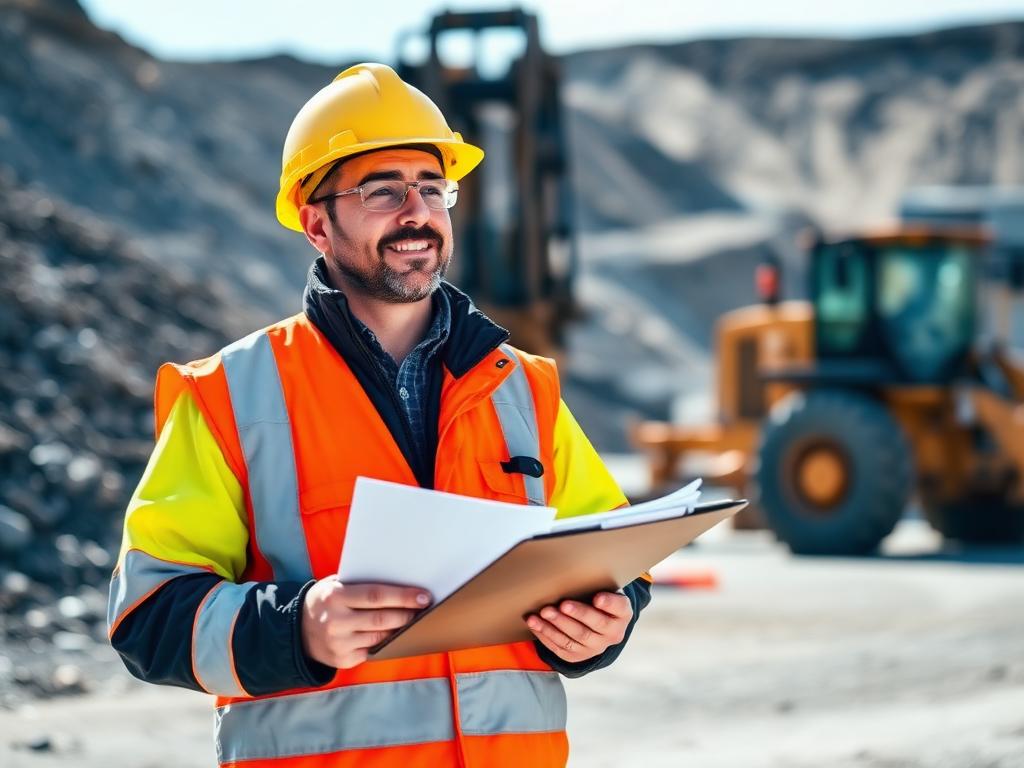 Yawira safety officer conducting a site inspection